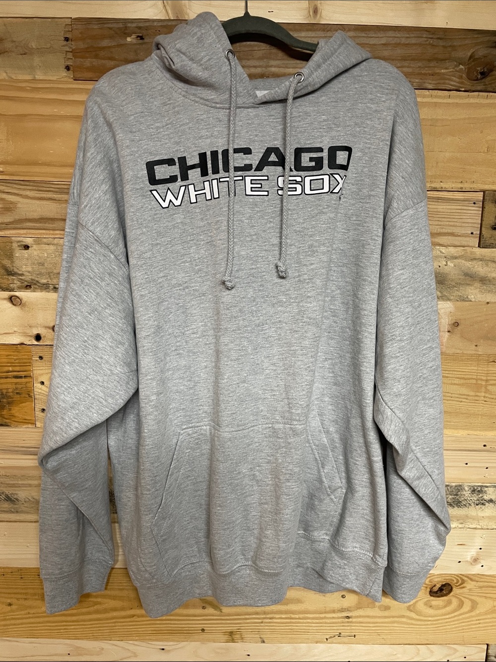 Chicago White Sox size XXL gray hoodie sweatshirt